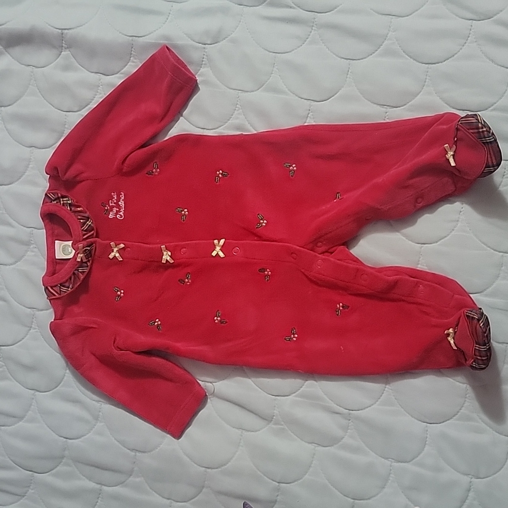 Little me my first Christmas one piece